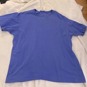 Indigo oversized t-shirt, size men’s large.